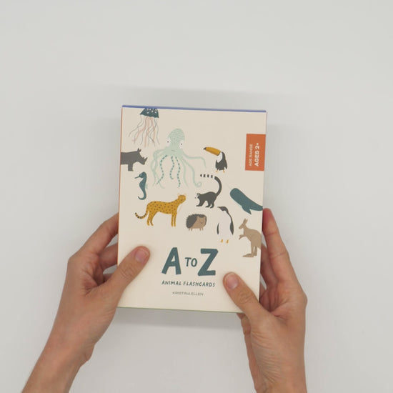Video of A to Z Animal Flashcard Unboxing