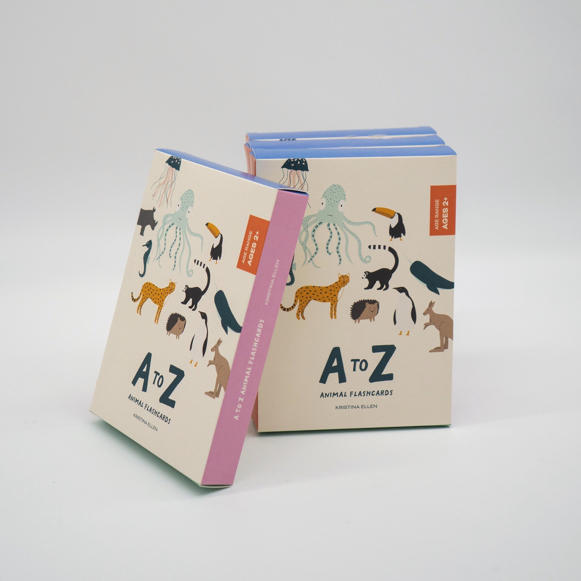 A to Z Animal Flashcard Box
